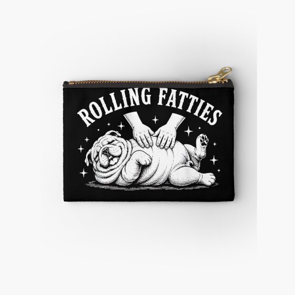 Item preview, Dog Rolling Fatties Funny designed and sold by Rahamkshop.