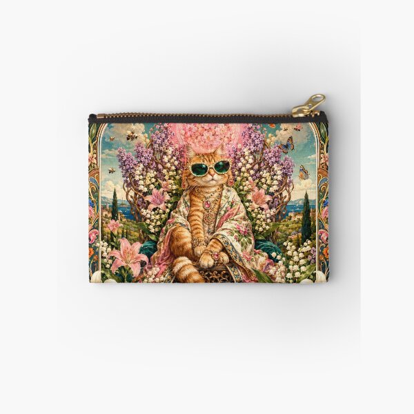 Item preview, The Royal Cat of Spring - Flowering Moon and Lily Garden designed and sold by Natalia-Vlad.