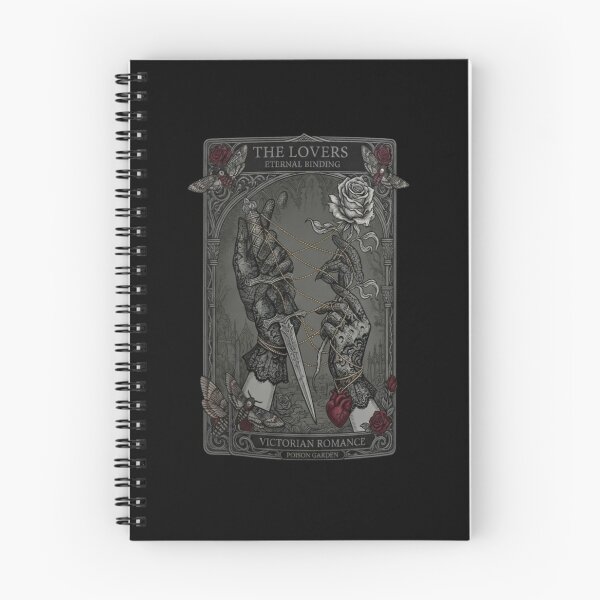 Item preview, The Lovers: Eternal Binding - Victorian Gothic Tarot Card Art designed and sold by SipWithStyleArt.