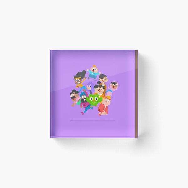 Item preview, Cute Diverse Cartoon Friends Pile - Funny Learning Mascot Pastel Team Sticker designed and sold by Billy Morfo™.