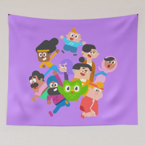 Item preview, Cute Diverse Cartoon Friends Pile - Funny Learning Mascot Pastel Team Sticker designed and sold by Billy Morfo™.