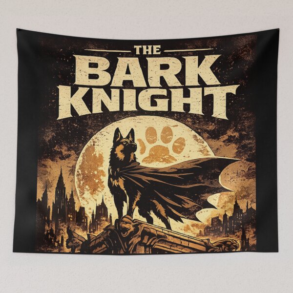 Item preview, The Bark Knight Dog designed and sold by thesmokeydogs.