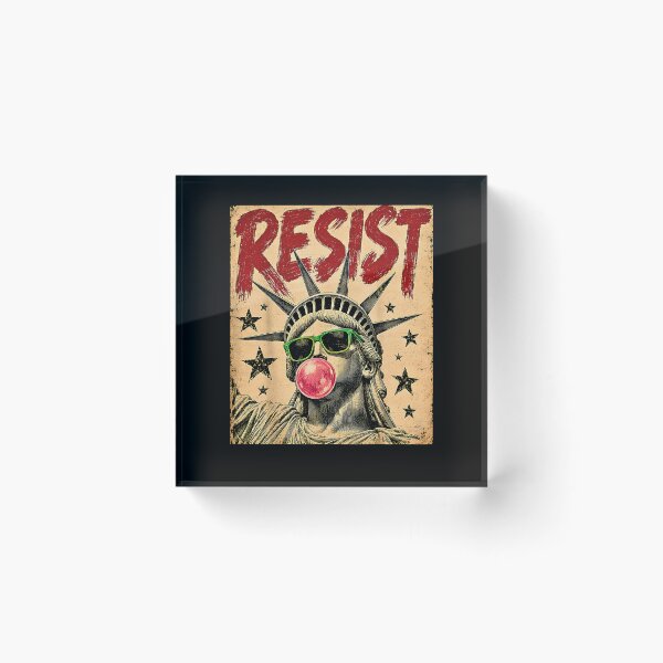 Item preview, Resist Statue of Liberty Protest Graphic designed and sold by Rahamkshop.