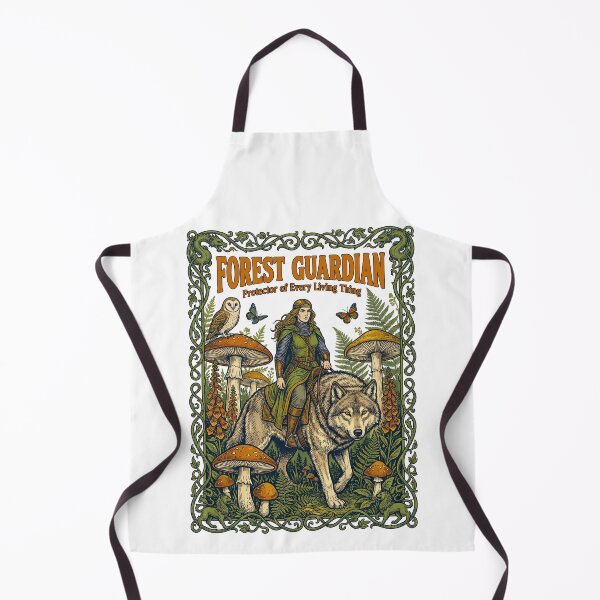Item preview, Forest Guardian Vintage Nature Poster Art Nouveau designed and sold by TeeARTHY.