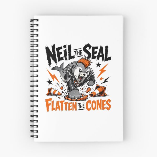 Item preview, Neil the Seal Flatten the Cones Punk Rock Meme Funny T-Shirt designed and sold by Uglyandcute.