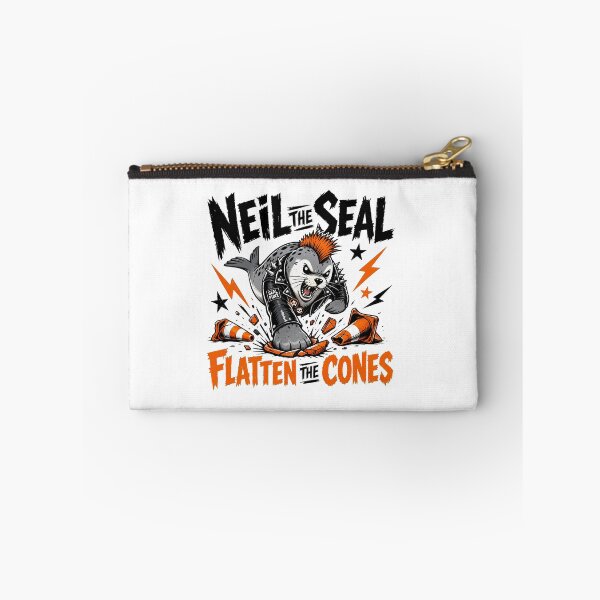 Item preview, Neil the Seal Flatten the Cones Punk Rock Meme Funny T-Shirt designed and sold by Uglyandcute.