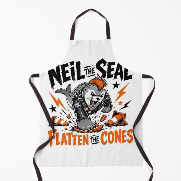 Item preview, Neil the Seal Flatten the Cones Punk Rock Meme Funny T-Shirt designed and sold by Uglyandcute.