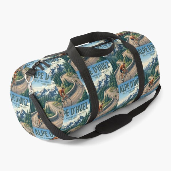 Item preview, Alpe DHuez Cycling Vintage Travel  designed and sold by TeeARTHY.
