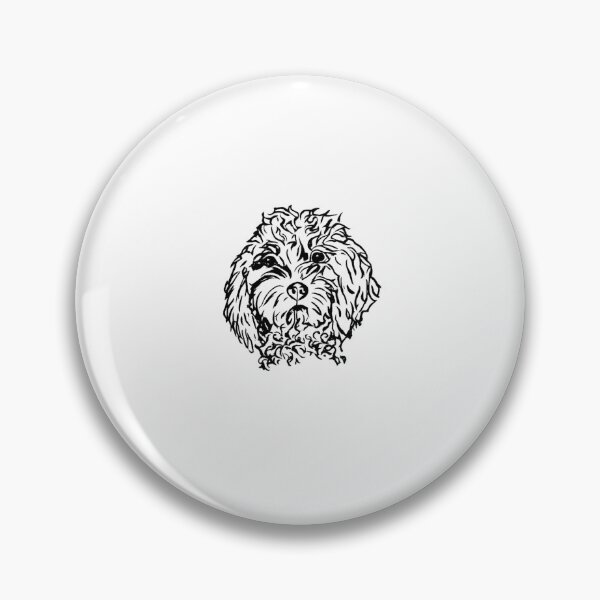 Item preview, Minimalist Cavapoo Sketch | Hand‑Drawn Cockapoo Dog Art designed and sold by Tee Visions.