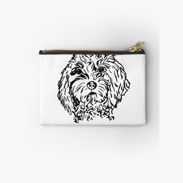 Item preview, Minimalist Cavapoo Sketch | Hand‑Drawn Cockapoo Dog Art designed and sold by Tee Visions.