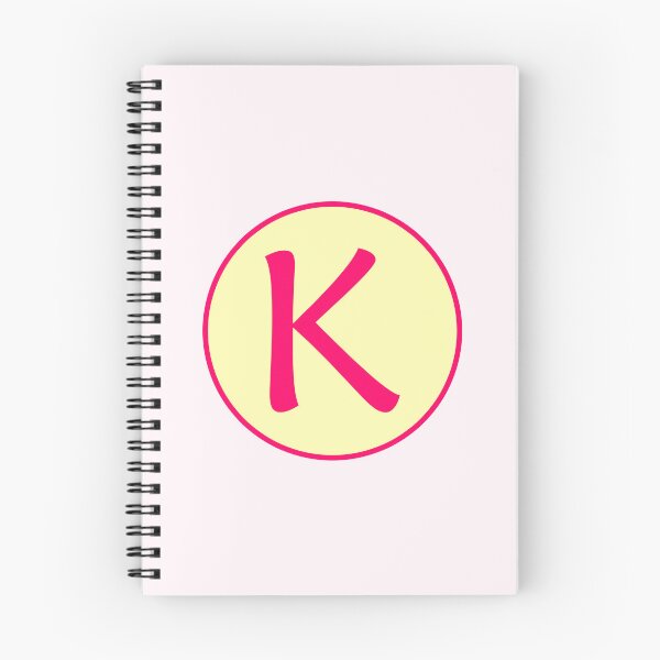 Item preview, Pink Alphabet Letter K Circle designed and sold by Jeallan Designs.