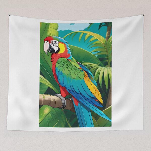 Item preview, Art - Macaw, Splendor of the Lush Jungle designed and sold by World-Pets.