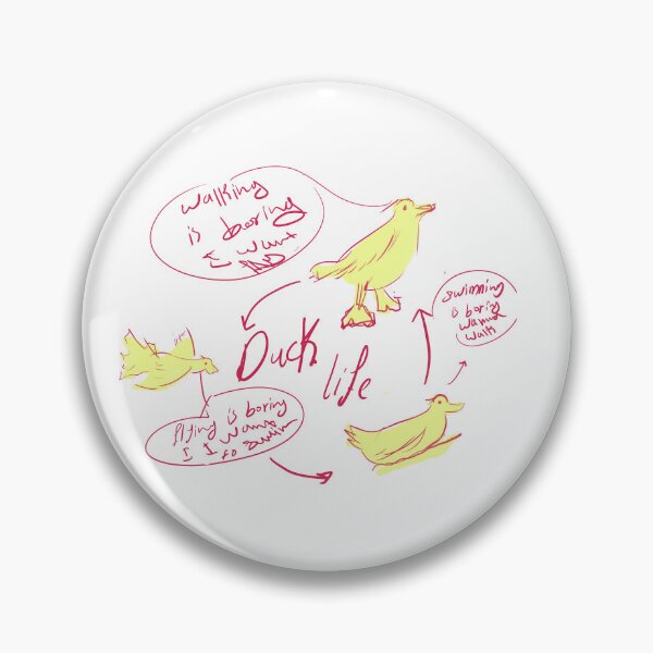 Item preview, "Duck Life Cycle of Boredom" Meme Infographic Design designed and sold by DreamerX.