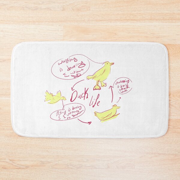 Item preview, "Duck Life Cycle of Boredom" Meme Infographic Design designed and sold by blue witch art.