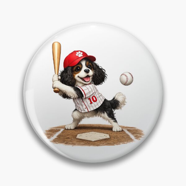 Item preview, Tri Cavalier Playing Baseball designed and sold by SpottyRainbow.