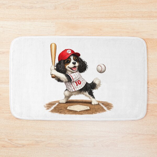 Item preview, Tri Cavalier Playing Baseball designed and sold by SpottyRainbow.