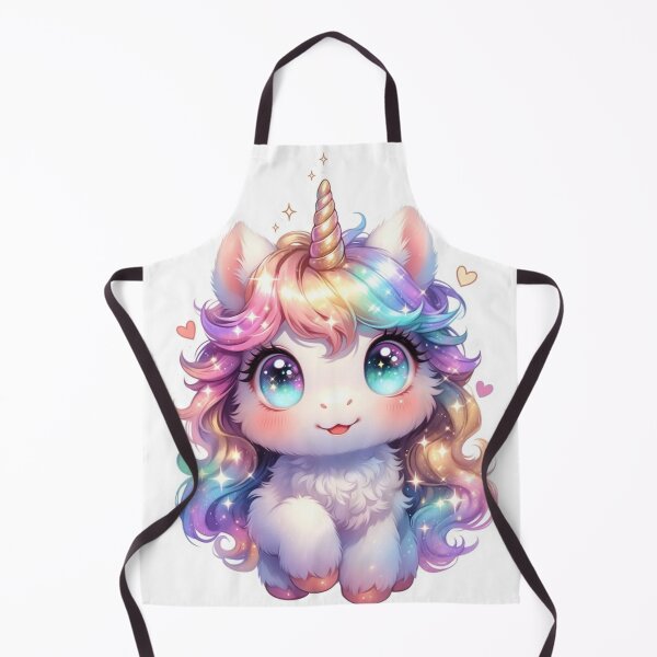 Item preview, Cute Baby Unicorn Kawaii Illustration designed and sold by ExploreAura Studio.