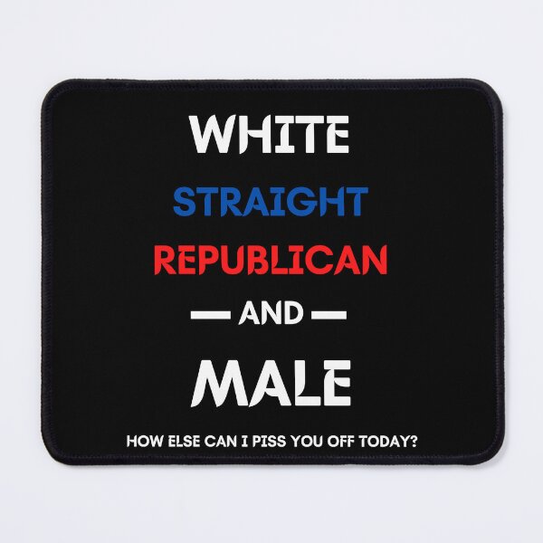 Item preview, White Straight Republican Male Political Humor designed and sold by contenty.