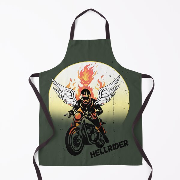 Item preview, Hellriden Angel Wings Fire Motorcycle designed and sold by AhmadAnnaPrints.