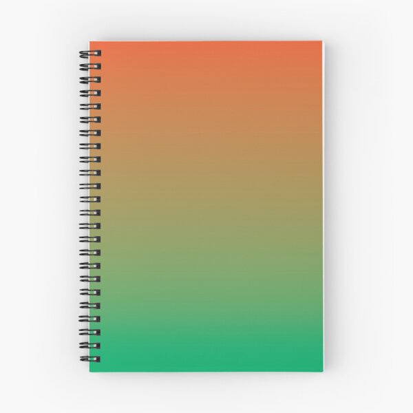 Item preview, Retro Orange and Emerald Green Gradient designed and sold by BetweenForms.