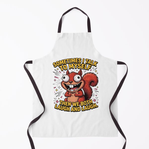 Item preview, Talking To Myself Laughing Squirrel Design designed and sold by TshirtsOnline-.