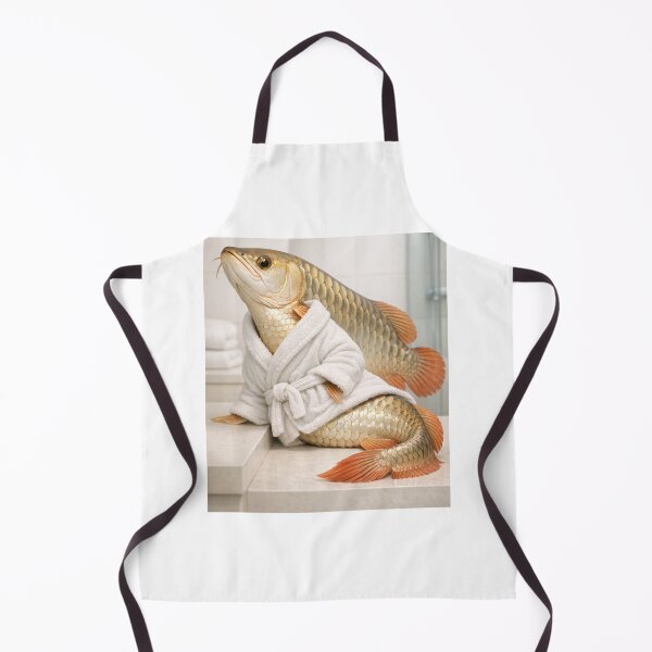 Item preview, Cozy Bathrobe Arowana designed and sold by Sillytoe.