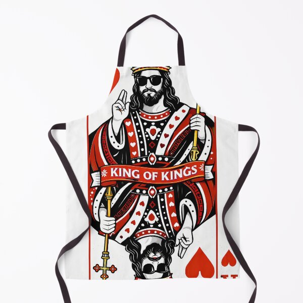 Item preview, King of Kings Jesus Playing Card Art – Cool King of Hearts Graphic designed and sold by mentosdesigner.
