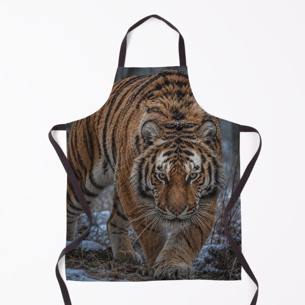 Item preview, Tiger on the Hunt in Winter designed and sold by nikkolaus.