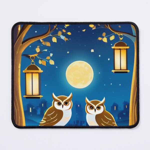 Item preview, Art - Nocturnal Scene and Ancient Books, Peaceful Atmosphere designed and sold by World-Pets.