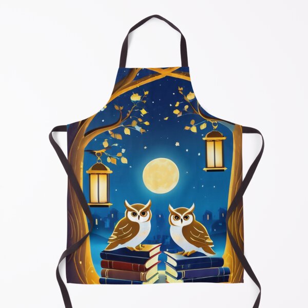 Item preview, Art - Nocturnal Scene and Ancient Books, Peaceful Atmosphere designed and sold by World-Pets.