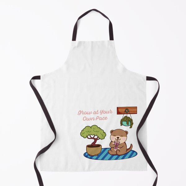 Item preview, Grow At Your Own Pace Cute Kawaii Otter Plant Parent designed and sold by Crystalsdrawing.