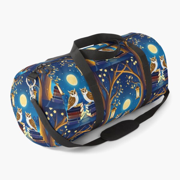 Item preview, Art - Nocturnal Scene and Ancient Books, Peaceful Atmosphere designed and sold by World-Pets.