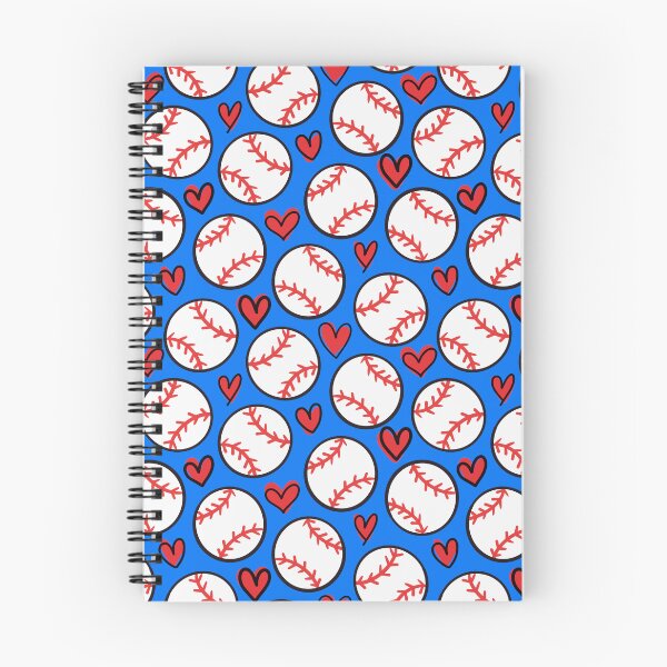 Item preview, Baseball Hearts Seamless Pattern designed and sold by CI Creative Design LLC.