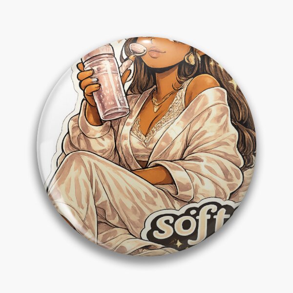 Item preview, Soft Life Era Medium Skin Lifestyle Sticker designed and sold by RedRubyBubble.
