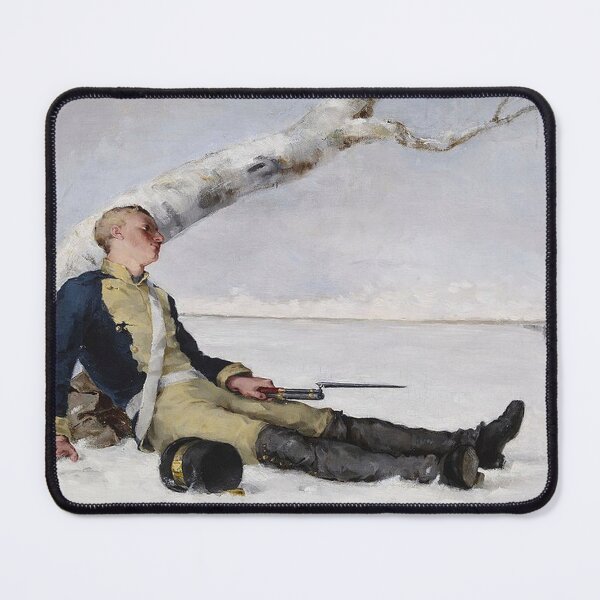 Item preview, Helene Schjerfbeck-Wounder Warrior in the Snow designed and sold by tomorrowsart.