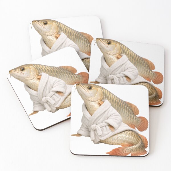 Item preview, Relaxing Bathrobe Arowana designed and sold by Sillytoe.