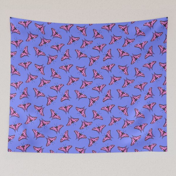 Item preview, Pink and blue swallowtail butterflies  designed and sold by KaroLeenaDesign.