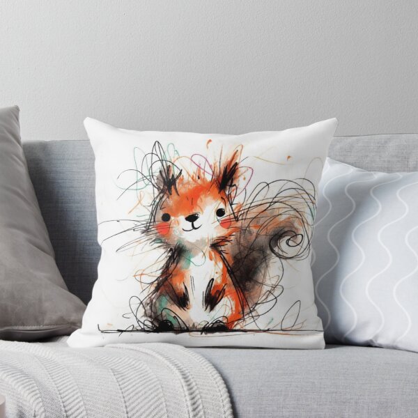 Item preview, Scribble Forest Friend Illustration designed and sold by AnyGil.