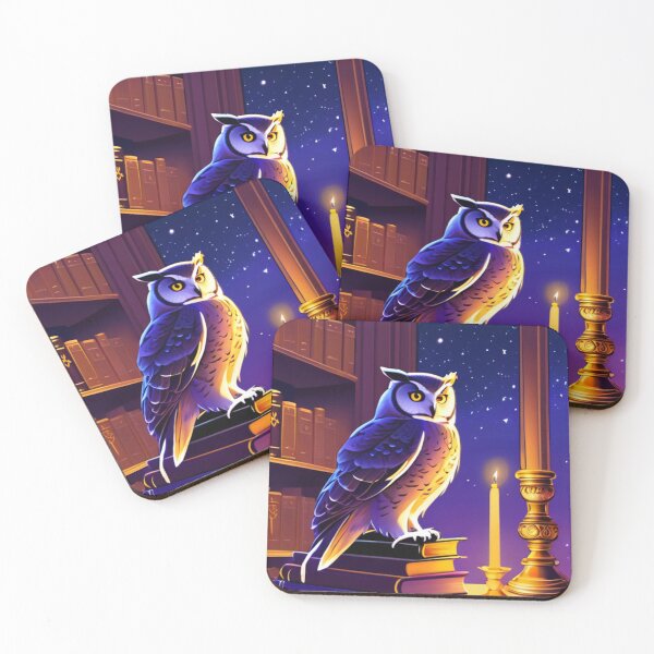 Artikelvorschau, Art - Scholarly Owl, Dreamy and Mysterious Atmosphere entworfen und verkauft von World-Pets.