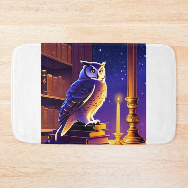 Item preview, Art - Scholarly Owl, Dreamy and Mysterious Atmosphere designed and sold by World-Pets.