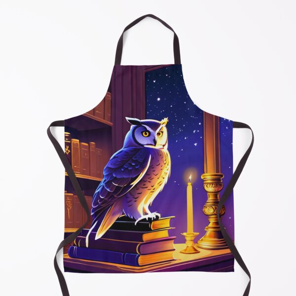 Item preview, Art - Scholarly Owl, Dreamy and Mysterious Atmosphere designed and sold by World-Pets.
