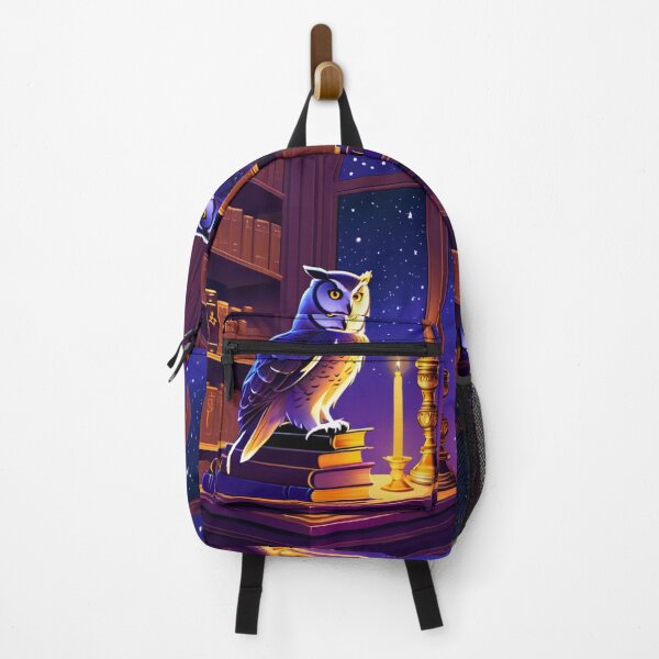 Item preview, Art - Scholarly Owl, Dreamy and Mysterious Atmosphere designed and sold by World-Pets.