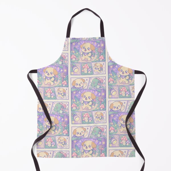 Item preview, Kawaii Magical Forest Puppy Explorer Comic Panel designed and sold by Magmashup.