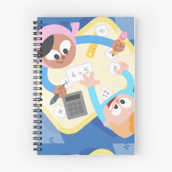 Item preview, Cute Kids Math Learning - Funny Cartoon School Students Desk Mat designed and sold by Billy Morfo™.