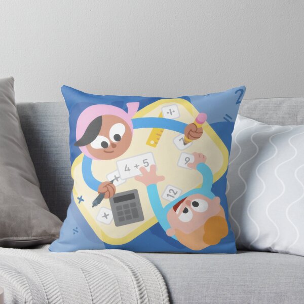 Item preview, Cute Kids Math Learning - Funny Cartoon School Students Desk Mat designed and sold by William Cano.