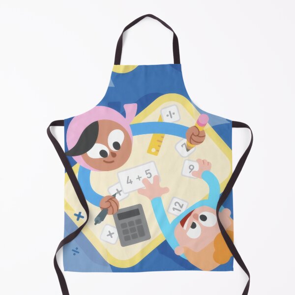 Item preview, Cute Kids Math Learning - Funny Cartoon School Students Desk Mat designed and sold by Billy Morfo™.