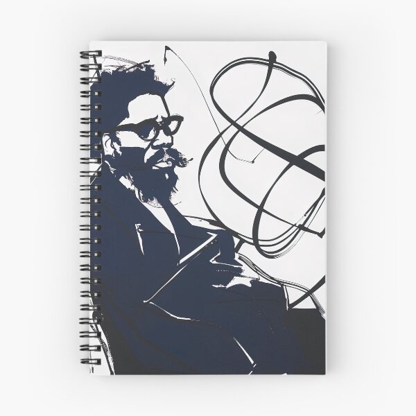 Item preview, cornel west- Blue Abstract Art designed and sold by shadow-bloom.
