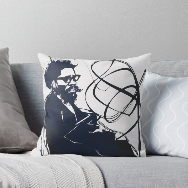 Item preview, cornel west- Blue Abstract Art designed and sold by shadow-bloom.