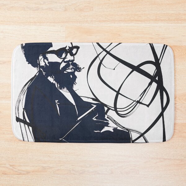 Item preview, cornel west- Blue Abstract Art designed and sold by shadow-bloom.