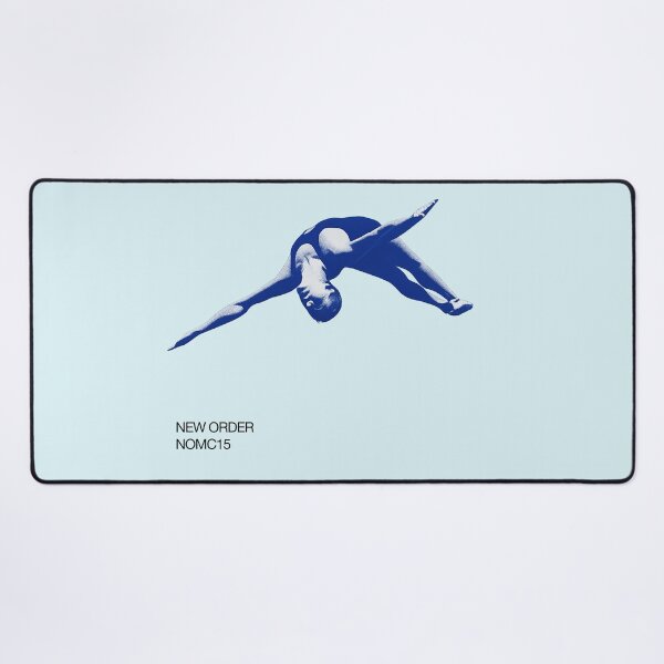 Item preview, Blue Motion: Minimalist Post-Punk Inspired Gymnast Design for New Order Fans designed and sold by Lifer Art and Design.